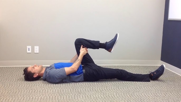 Knee to chest stretching