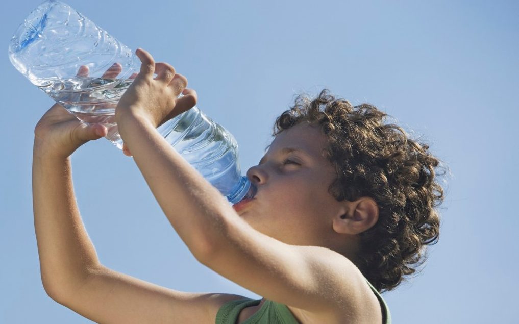 drinking water