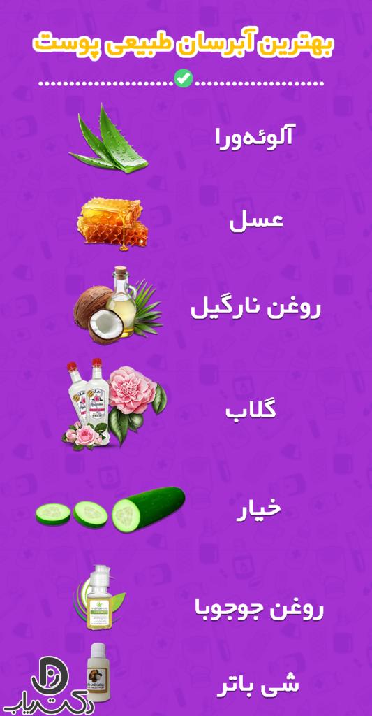 بهترین آبرسان های پوست