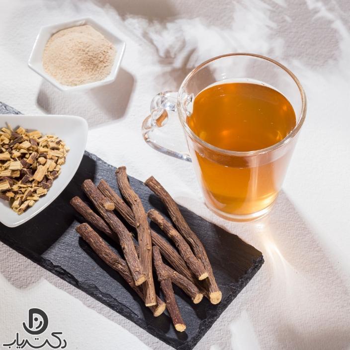 Licorice root tea