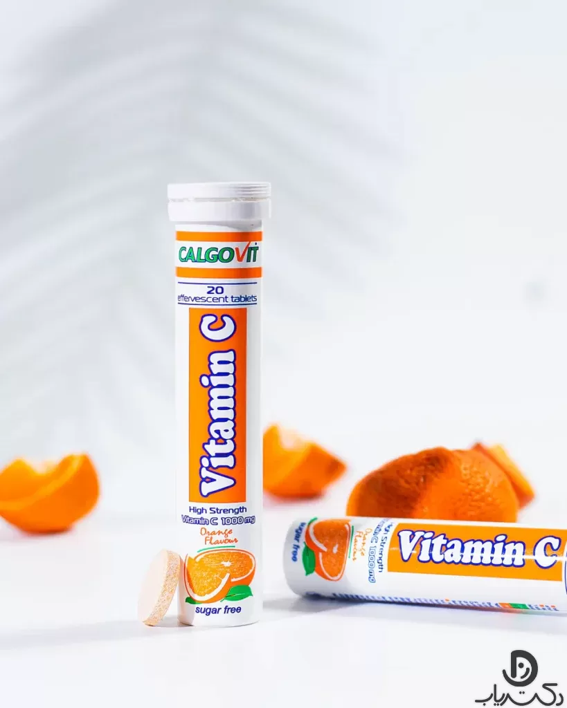 Effervescent vitamin C tablets