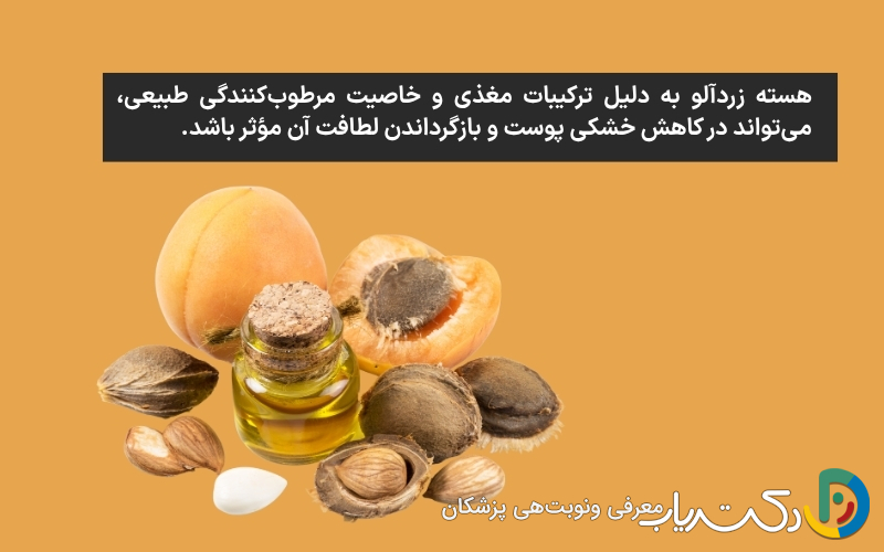 آیا هسته زردآلو در درمان خشکی پوست مؤثر است؟