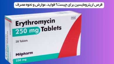 قرص اریترومایسین (Erythromycin) برای چیست؟ فواید، عوارض و نحوه مصرف