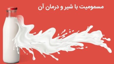 مسمومیت با شیر