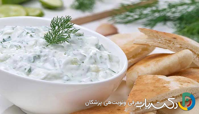 خواص کدو سبز با ماست