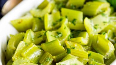 خواص کرفس پخته