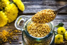 خواص گرده گل برای بدنسازی