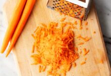 خواص هویج رنده شده