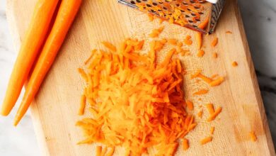 خواص هویج رنده شده