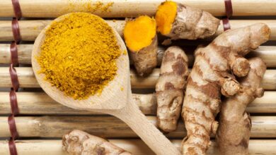 خواص زردچوبه برای لاغری شکم