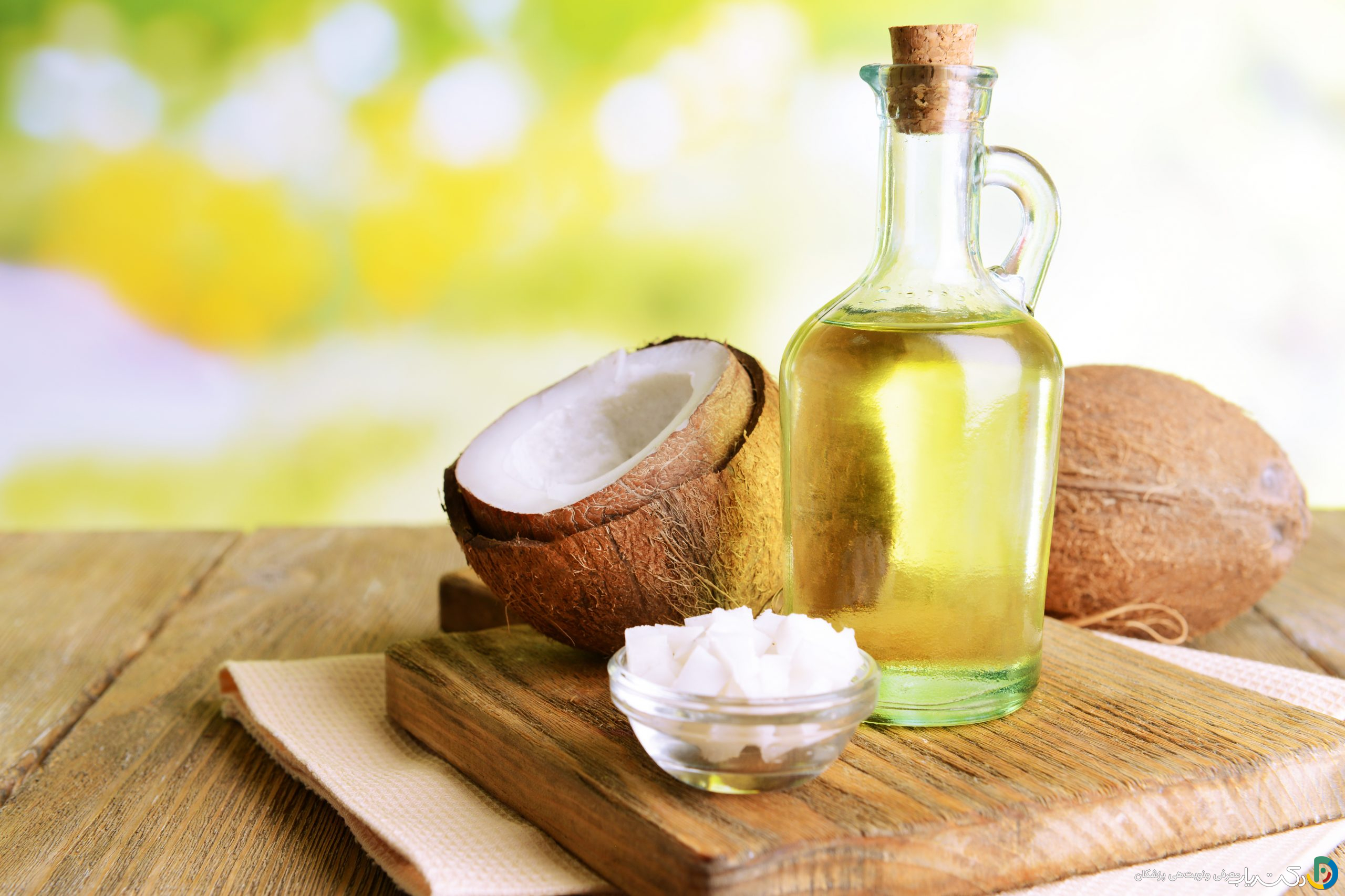 خواص روغن نارگیل برای چشم