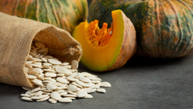 خواص تخمه کدو برای کبدچرب