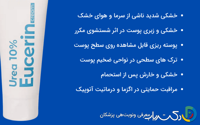 موارد مصرف کرم اوسرین اوره 10 درصد