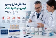 تداخل دارویی قرص دیکلوفناک با سایر داروها