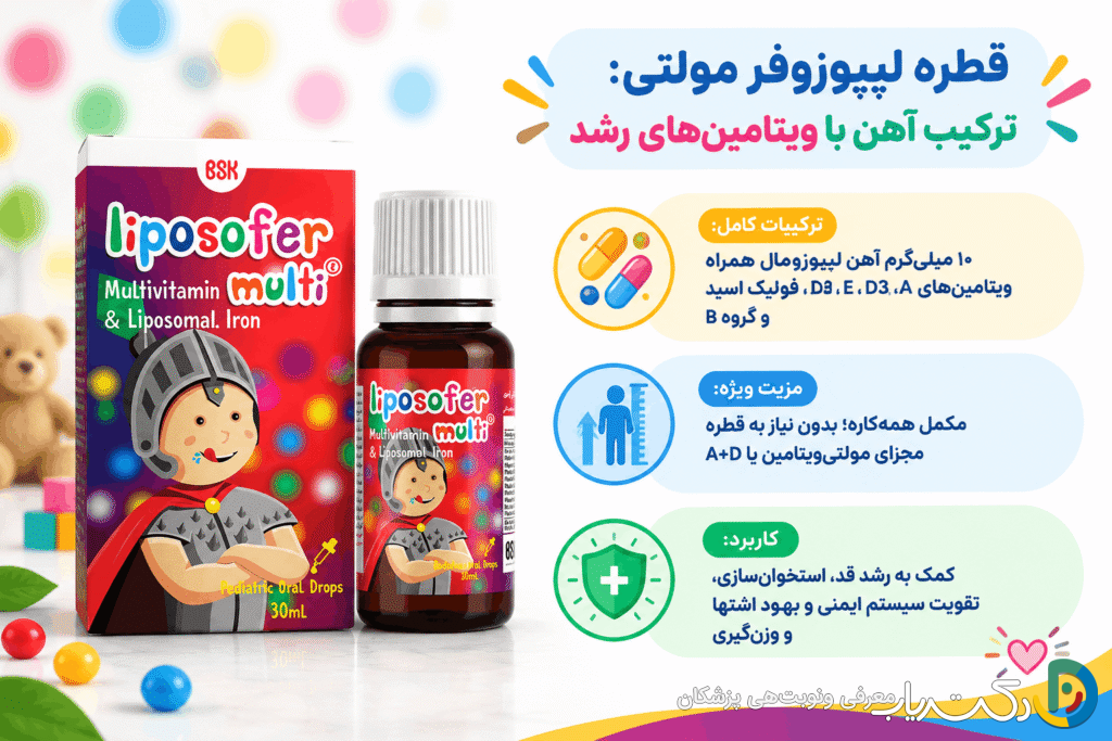 قطره لیپوزوفر مولتی